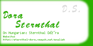 dora sternthal business card